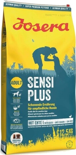 Josera SensiPlus Tørrfôr til Voksne Hunder 12,5 kg - Glutenfri And og Fjærkre Josera SensiPlus Tørrfôr til Voksne Hunder 12,5 kg - Glutenfri And og Fjærkre