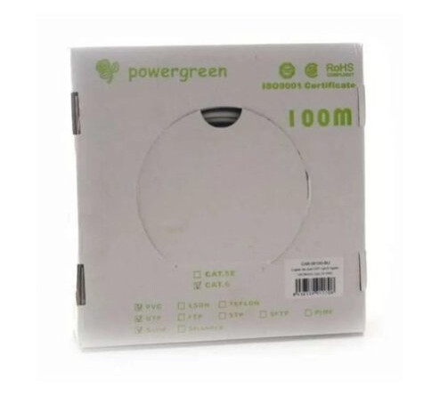 Pepegreen Cat6 Cable Reel 100M Rigid