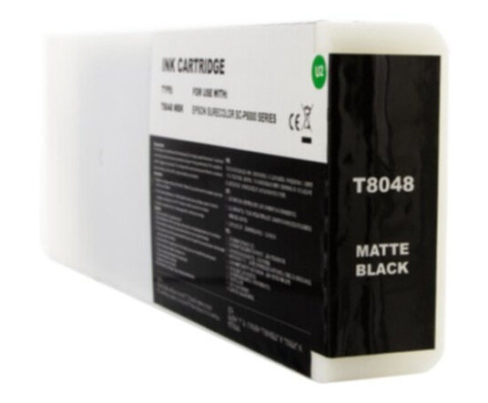 0T08048, Blekkpatron matt svart, 700 ml, inkClub