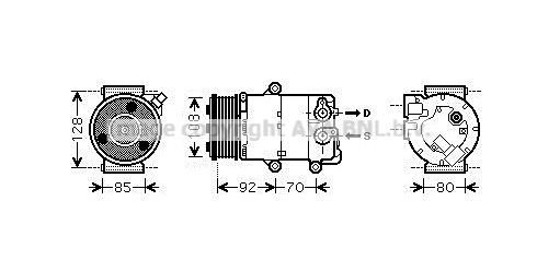 AC kompressor AVA Clever Choice FDAK415