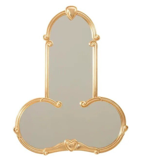 Seletti - Liberty Mirror Man Gold Seletti
