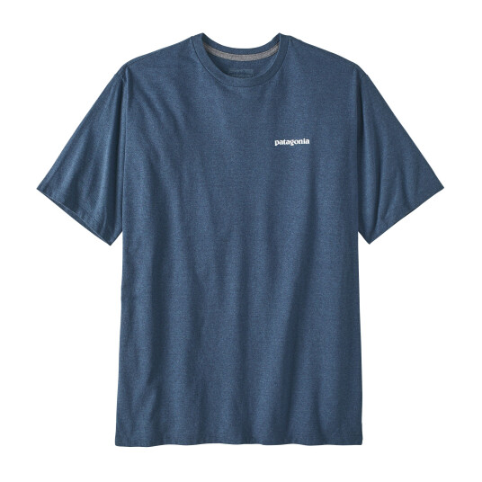 Patagonia Men's P-6 Logo Responsibili-tee Utility Blue L