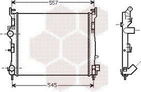VAN WEZEL 43002362 Radiator motorkjøling VAN WEZEL 43002362 Radiator motorkjøling