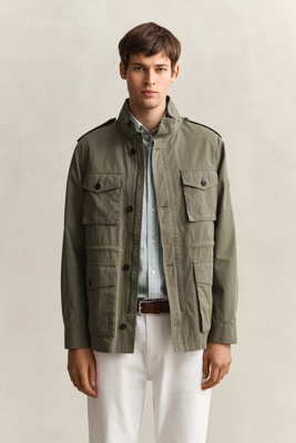Gant Firelommers bomullsjakke DRY HERB GREEN S Gant Firelommers bomullsjakke DRY HERB GREEN S