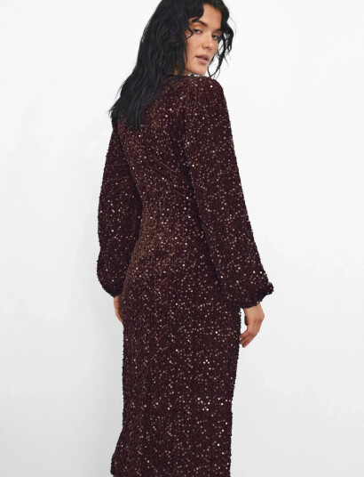 Noella Teagan Lg Dress - Brown - XL