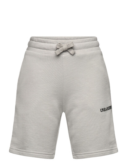 Lyle & Scott Logo Print Sweat Short Grey 152-158