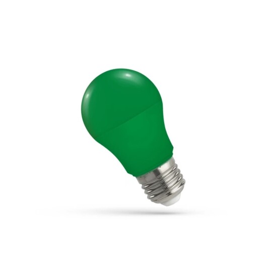 Spectrum 4,9W Grønn LED pære   Matt E27 A50 230V