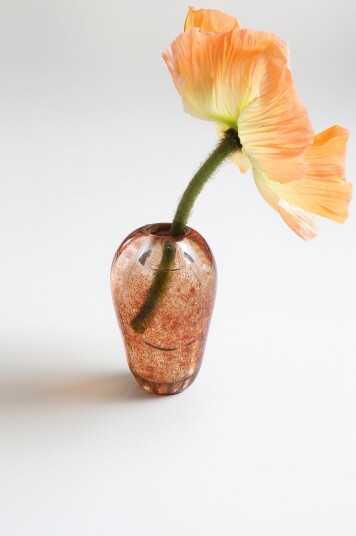 Mimou   Munnblåst vase Liv   Brun