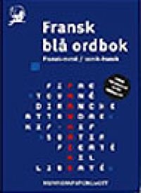 Fransk blå ordbok Pent brukt bok