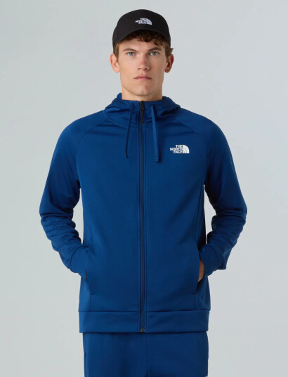 The North Face M Reaxion 2.0 Hooded Full Zip Jacket - Blue - L
