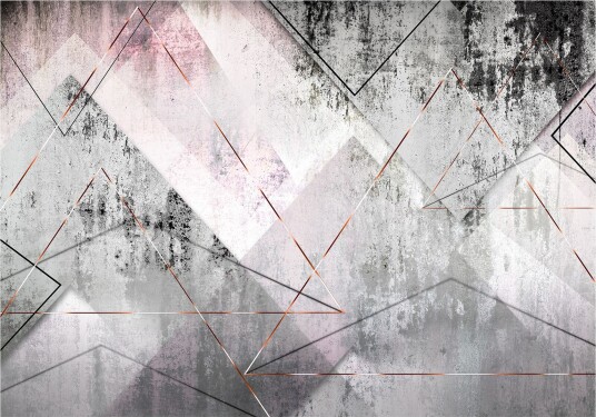 Fototapet Triangular Perspective 150x105 - Artgeist sp. z o. o.