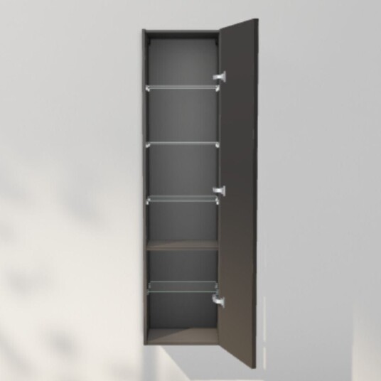 INR Iconic Nordic Rooms Sense 40/30 Høyskap Carbon Grey / 30cm Høyre Hengslet INR Iconic Nordic Rooms Sense 40/30 Høyskap Carbon Grey / 30cm Høyre Hengslet