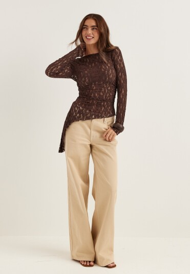Bubbleroom Mid Wide Jeans