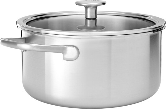 KitchenAid Cookware Collection Gryte med lokk, Rustfritt stål 20 cm