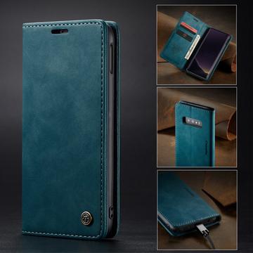 Samsung Galaxy S10e Caseme 013 Series Lommebok-deksel Blå