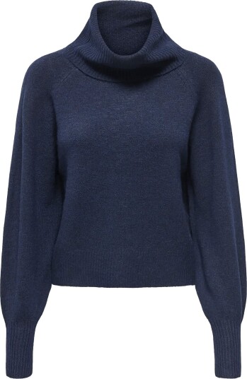 ONLY Onlolivia Ls Roll Neck Cc Knt NIGHT SKY M
