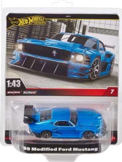 Hot Wheels Premium Mustang '69 Modellbil 1:43