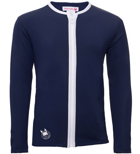 Petit Crabe Badetop UV50+ Navy 2 3 år 92 98 Badetøy Blå
