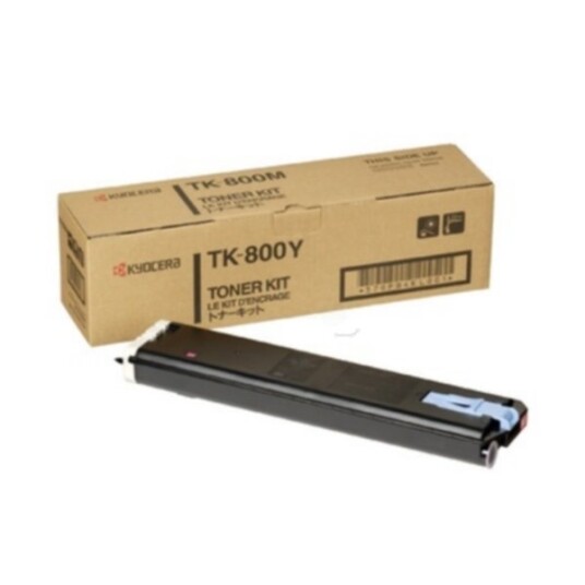 Kyocera TK-800Y Tonerkassett gul 10.000 sider Kyocera TK-800Y Tonerkassett gul 10.000 sider