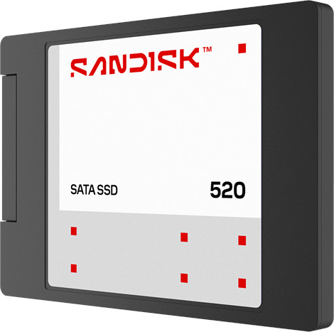 SanDisk 520 SSD 500 GB 2,5" SATA 6 Gb/s SDSS51500GAB-000G0 SanDisk 520 SSD 500 GB 2,5" SATA 6 Gb/s SDSS51500GAB-000G0