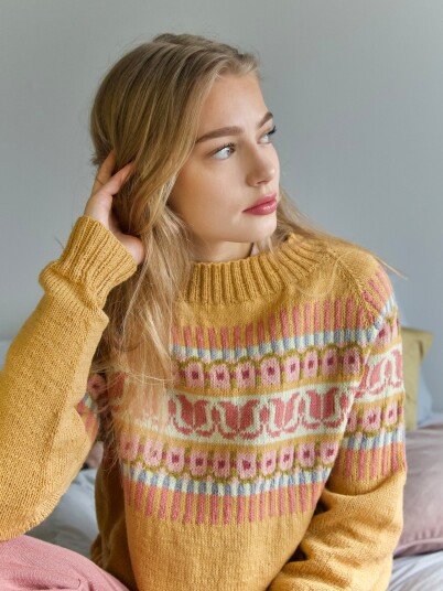 BLOMMA Støvet gul