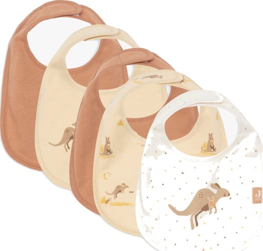 Jollein Vanntette Tøysmekker 5-Pakk Kangaroots Jollein Vanntette Tøysmekker 5-Pakk Kangaroots