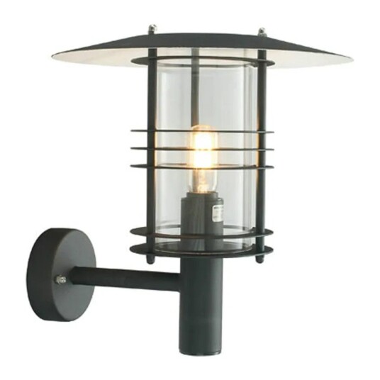 Norlys - Stockholm Utendørs Vegglampe Stor Svart Norlys - Stockholm Utendørs Vegglampe Stor Svart