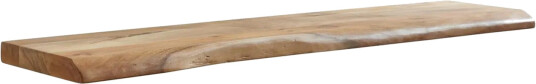 Vegghylle Wohnling trekant, heltre, flytende hylle, landlig stil 120 cm - 120 cm