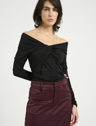 Gestuz Sammygz Ls Top - Black - L Gestuz Sammygz Ls Top - Black - L
