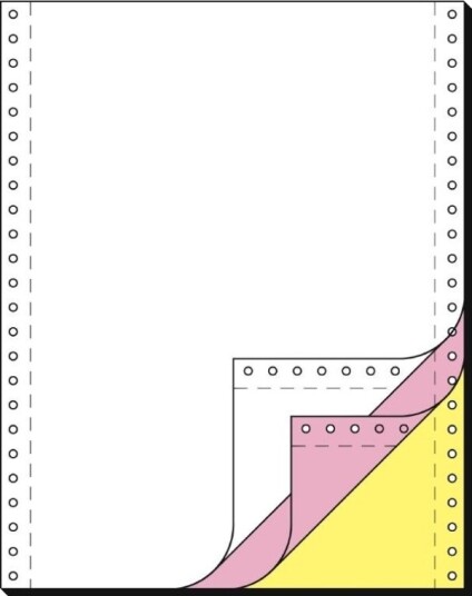 Sigel 33243 Universal A4 210X297 Mm 600 Ark 60 G/M² Rosa Hvit Gul Ecf