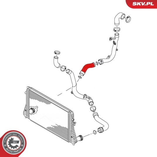 Ladeluftslange ESEN SKV 43SKV419