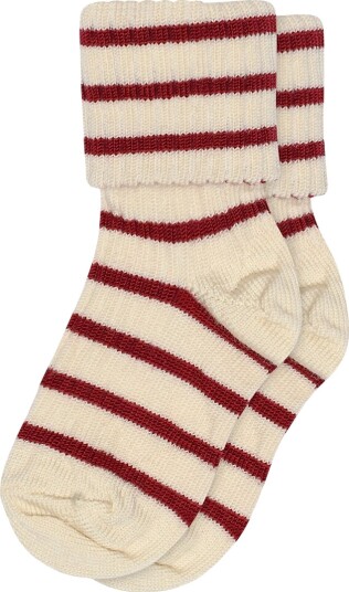 MP Sokker   Ull   Viggy   Karanda Red   MP   22/24   Sokker Beige Bordeaux Hvit