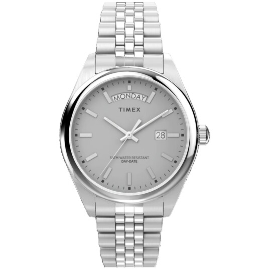Timex Legacy Day and Date TW2V67900 - Herre - 41 mm - Analog - Kvarts urverk - Plexiglas Timex Legacy Day and Date TW2V67900 - Herre - 41 mm - Analog - Kvarts urverk - Plexiglas