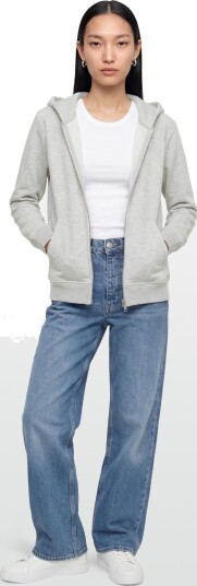 Gant Kids Shield Full Zip Sweat Hoodie Grey 176