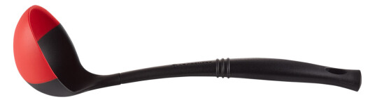 Le Creuset Fleksibel øse 32 cm sort, rød Le Creuset Fleksibel øse 32 cm sort, rød