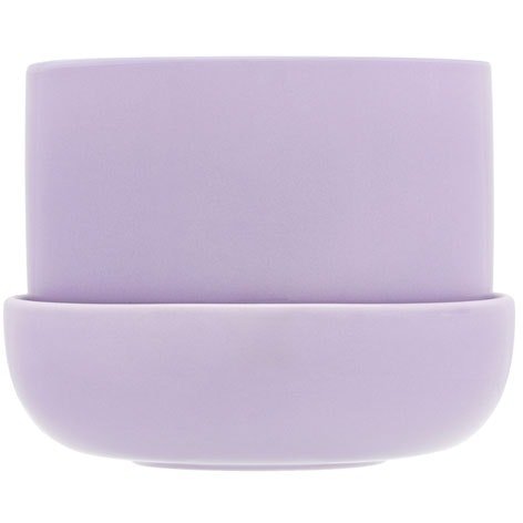 Iittala Nappula Krukke Med Tallerken 17x13 cm Lys Lilla Iittala Nappula Krukke Med Tallerken 17x13 cm Lys Lilla