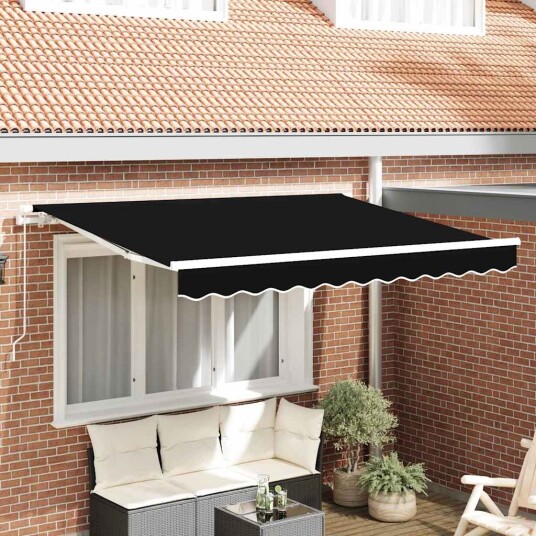 markise erstatningsstoff for 3.5x2.5 m ramme svart