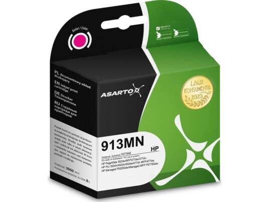 Asarto F6t78ae Blekk For Hp 913Mn