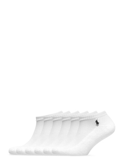Polo Ralph Lauren Low-Profile Sport Sock 6-Pack - White - ONE SIZE