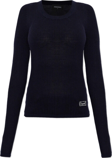 Dsquared2 Dame Strikkevarer Blå M,