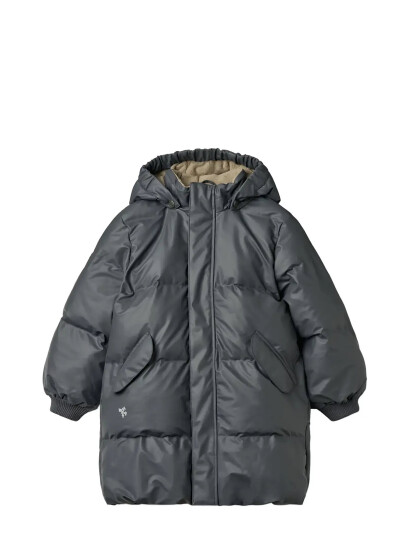 Wheat Pu Puffer Jacket Coast - Grey - 140