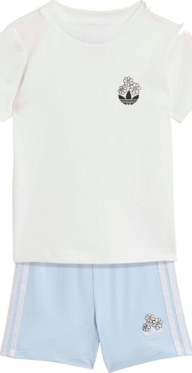 adidas Original Shorts Sett Disney White/CRSK Adidas Originals 4 år 104 Shorts Blå Hvit