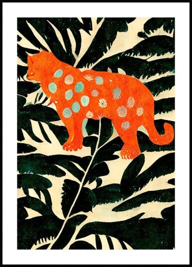 Jungle Mosaic Plakat Plakat / 40x50cm Jungle Mosaic Plakat Plakat / 40x50cm