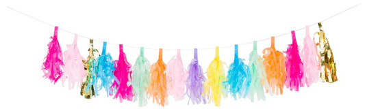 Design House Girlander Dusker Pastell Ombre