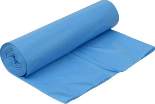 Affaldssække 60 Μm 550 X 1030 Mm Ld Pe Blå Kapacitet 60L Rulle A 10 Poser 10 Stk.