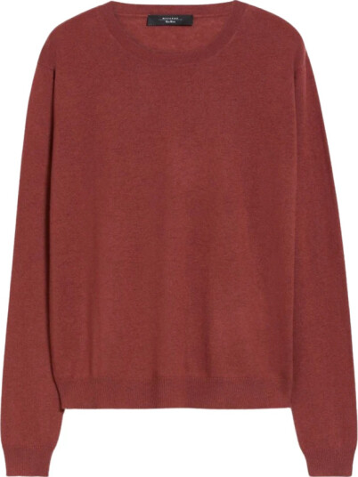 Max Mara Dame Strikkevarer Rød 2XL,