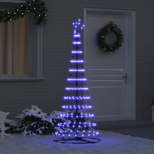  LED juletre med 230 LED Blå 71 x 71 x 184.5 cm Metall