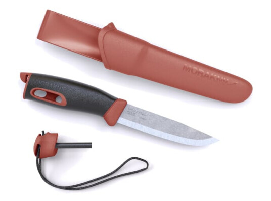 Morakniv Companion Spark Rød 104mm Rustfritt Stål Ergonomisk Kniv Morakniv Companion Spark Rød 104mm Rustfritt Stål Ergonomisk Kniv