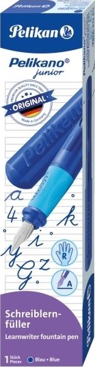 Pelikan 824811 Blå Fyllesystem Med Patron Blå Rustfritt Stål Høyrehendt Boks