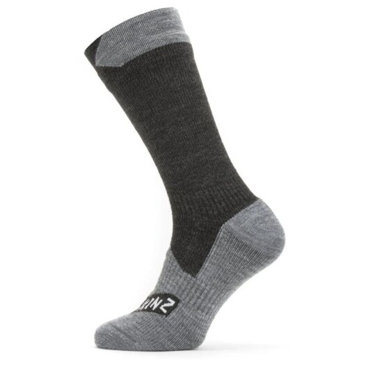 Sealskinz Raynham Black/Dark Grey Marl XL Sealskinz Raynham Black/Dark Grey Marl XL